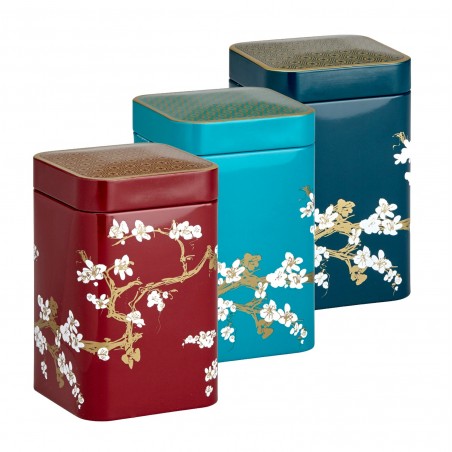 Dėžutė arbatai JAPAN, 100 g, tamsiai žalios spalvos